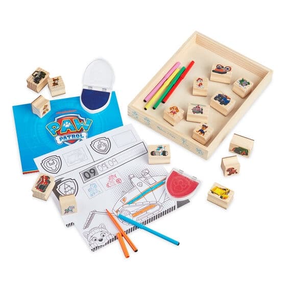 Paw Patrol Trästämplar, Activity Set - Melissa & Doug