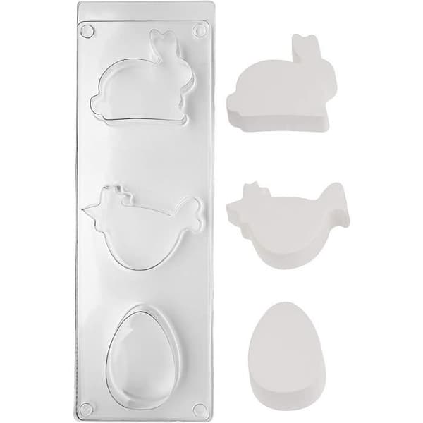 Moule - Rayher Hobby - 36071000 - Transparent - 3 enheter - 35 x 10,5 x 3,3 cm