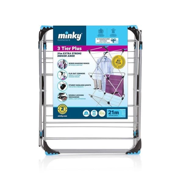 Minky -Rostfritt stål - 3 våningar - Silvertork - IH87400090V