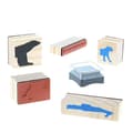 Miniatyrbild 4 av 5: Coffret Tampons Pompon - 19 x 19 x 4 cm - Beige