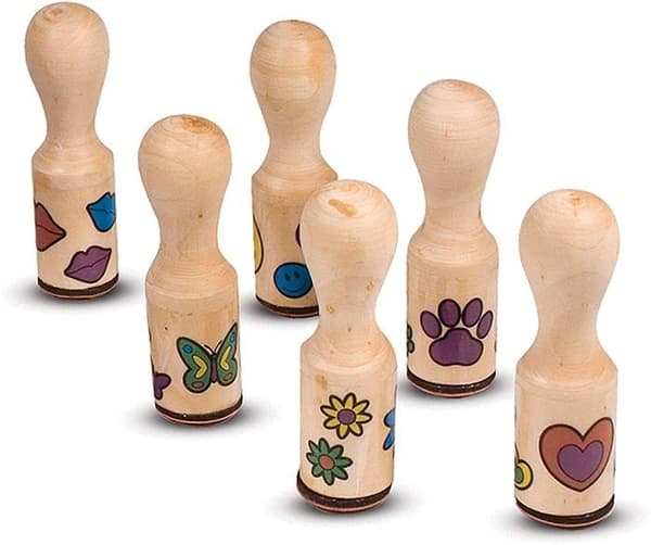 MELISSA &amp; DOUG bläckkuddar - Pojke och flicka - Från 4 år - Teman lämpliga för barn