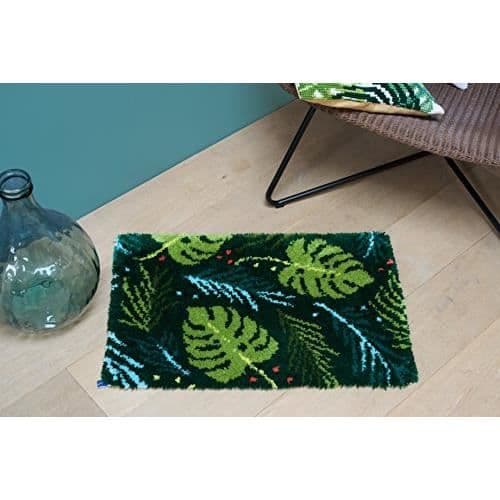 Vervaco låskroksats, matta, bomull, vit, 70 x 45 cm - PN-0170834