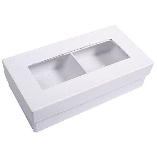 Rayher Hobby Rayher Papper maché presentask, FSC Rec 100%, vit - 67268102