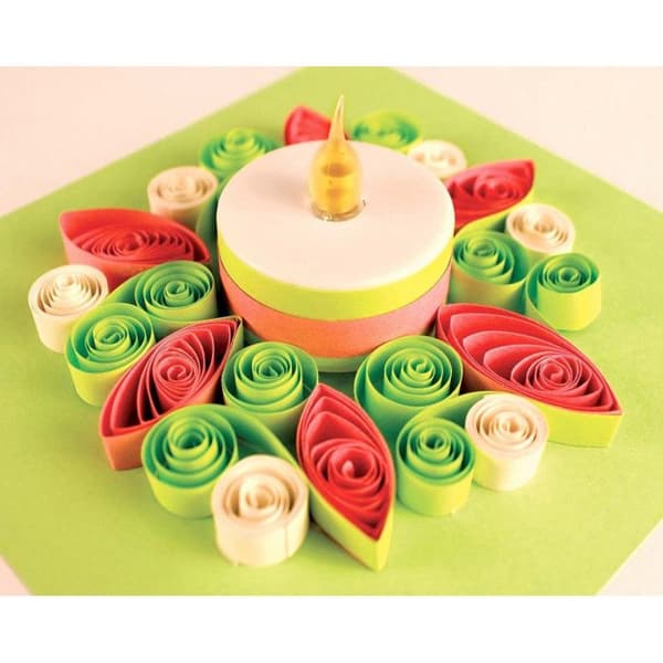 Klassiskt quilling-kit - 140 remsor 34x0,8 cm + verktyg