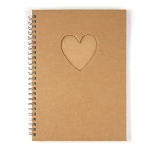 Album scrapbooking med hjärtutskärning format A5 - Rayher