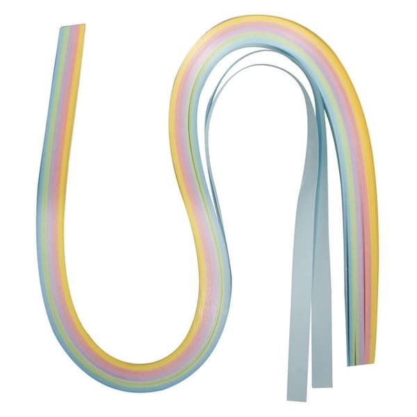 Quillingpapper 9 mm - Pastell - 100 stycken - Rayher