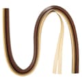 Miniatyrbild 1 av 2: Papier pour Quilling - RAYHER - Brunt - 53x0,9cm - 110 g/m² - 100 stycken