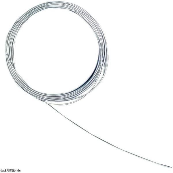 Rayher Hobby Rayher Bijoux Tråd, 0,5 mm, utan Nickel Matt, i Blister. 2 m, konstmaterial - 21-155-22