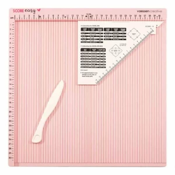 Poängtavla 'Score Easy' - Vaessen Creative - 30cm - CM rosa spår