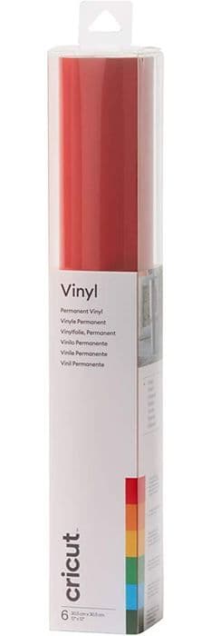 Tillbehör Skärmaskiner och värmepressar Cricut 6 ark permanent blank vinyl 30 x 30 cm, kompatibel med CRICUT MAKER