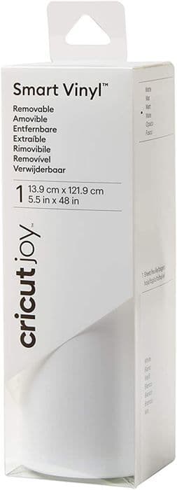 Tillbehör Skärmaskiner och värmepressar Cricut Avtagbar Smart Vinyl™ Roll 13,9x121,9cm matt vit