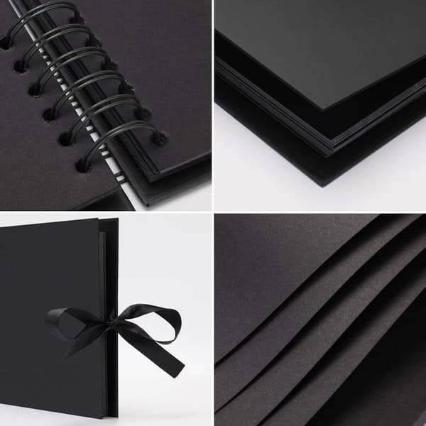 Scrapbook-fotoalbum, DIY-fotoalbum med 12 pennor, 80 sidor, presenter till bröllopsresor
