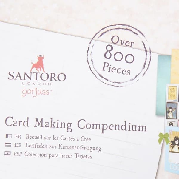 Santoro scrapbooking-kit - GOR 166102 - Docrafts-kompendium för att göra Gorjuss-kort