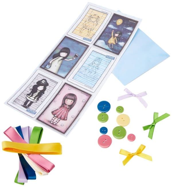Santoro scrapbooking-kit - GOR 166102 - Docrafts-kompendium för att göra Gorjuss-kort