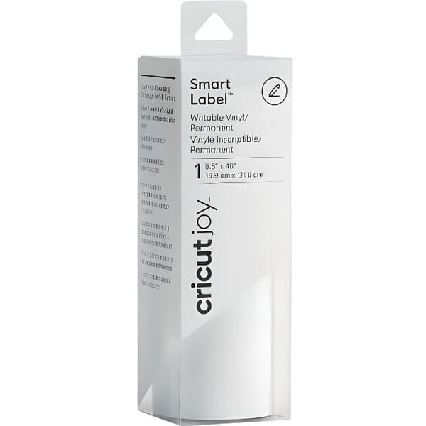 Tillbehör Skärmaskiner och värmepressar Cricut JOY™ SMART LABEL™ SKRIVBAR VINYL 13,9X121,9 cm - VIT