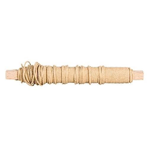 Rayher Hobby Rayher pappersgarn lindat på trä 55 mm Ø, 50 g Natur - 24116505