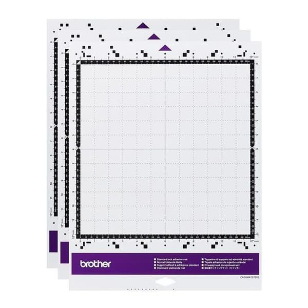 Klist stöd - BROTHER - Scan'n'Cut SDX - 30,5 x 30,5 cm - Vit - Förpackning med 3