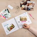 Miniatyrbild 1 av 4: Hama scrapbooking album - 00007293 - DIY kreativt spiralalbum med tillbehör, DIY fotopresentidé