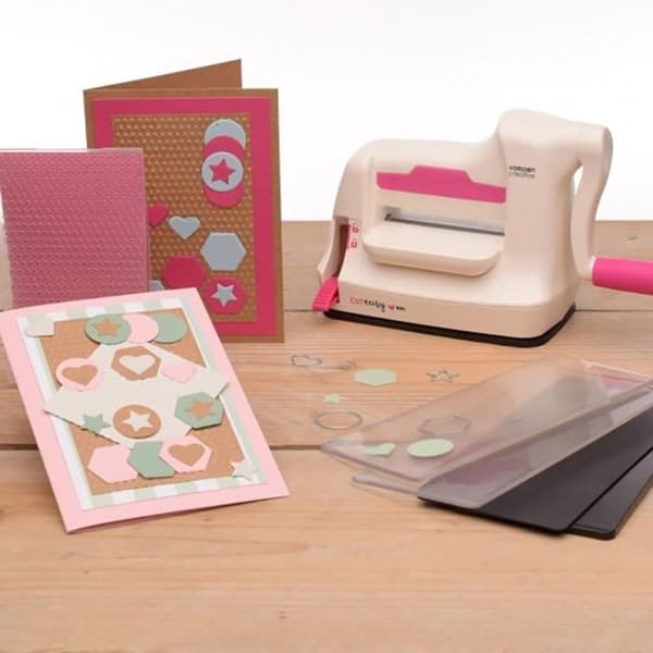 Skär- och präglingmaskin - Vaessen Creative - Cut easy mini - Vit - Vuxen - Precis