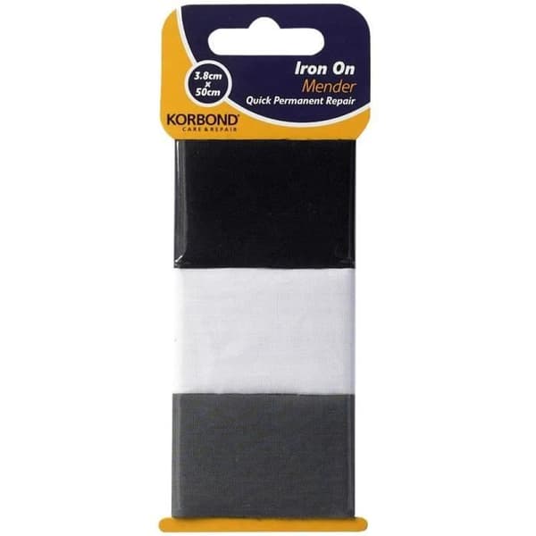 KORBOND - Set om 3 termofikserte stoffer 3,8 x 50 cm - 110084