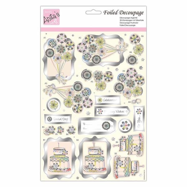 Anitas scrapbooking-spel - ANT 169916 - Decoupage, Flerfärgad, One size