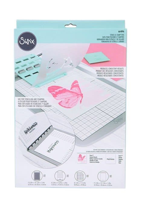 Skärmaskin - dekoratör Sizzix - 664896 - Stenciltillbehör - Stämpelverktyg |