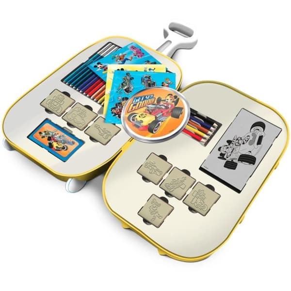 Reseset - MULTIPRINT - 42945 - 5 Mickey-stämplar, 10 pennor