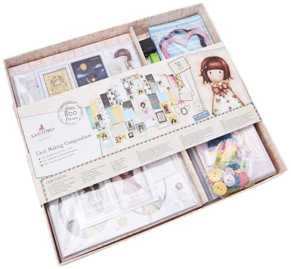 Santoro scrapbooking-kit - GOR 166102 - Docrafts-kompendium för att göra Gorjuss-kort