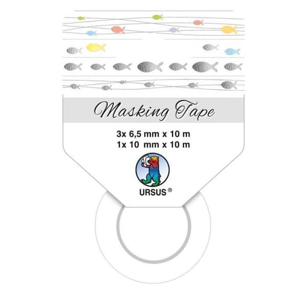 Ursus Maskeringstejp Fisk 4 Hjul Flerfärgad - 58850008F