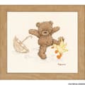 Miniatyrbild 1 av 2: Vervaco Counted Cross Stitch Kit Popcorn Playing - 1695VB09