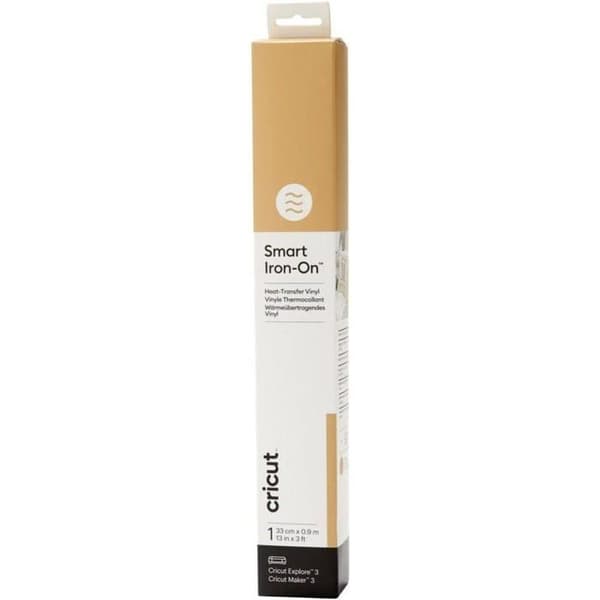 Skärmaskin - dekoratör Cricut - 2008684 - Smart Iron-On 0,9 m (guld)