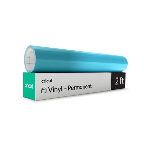 Skärmaskin - dekoratör Cricut - 2009589 - Färgskiftande vinyl - Permanent, ljus turkosblå, 30,5 cm x 61 cm