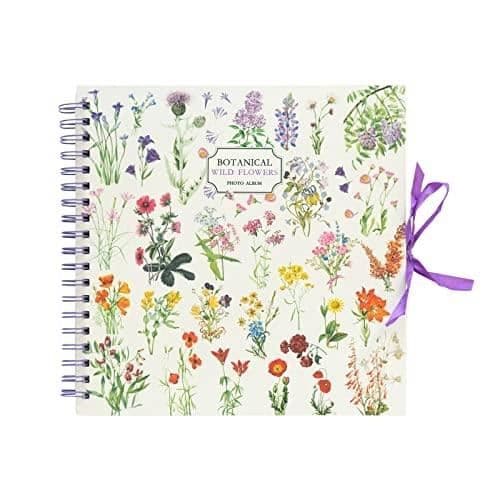 Kokonote Botanical Wild Flowers scrapbooking fotoalbum med 40 sidor