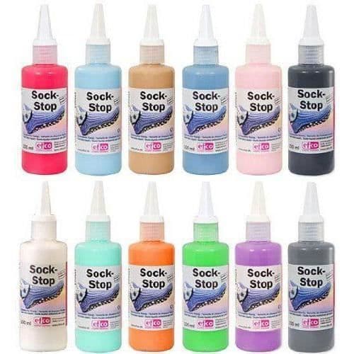 Sock Stop Sock Stop 100 ml flaska latexbaserad färg grå - 9580886