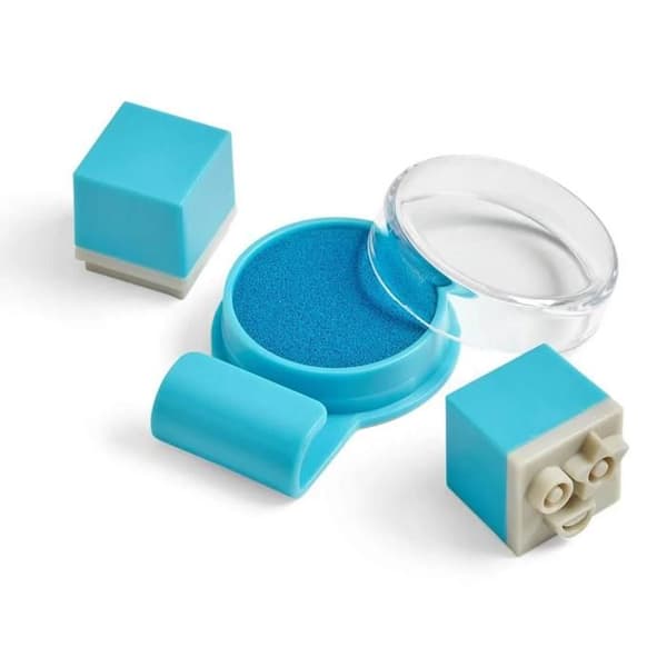 Kreativset - Lärresurser - Numberblocks Stampoline Park - 20 stämplar - 12 bläck - Blandat
