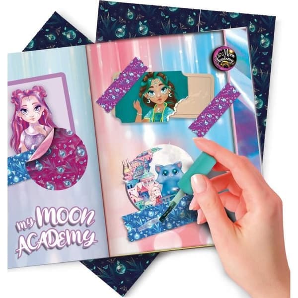 Papperskonsttillbehör - Kreativt fritidskit - THE MOON ACADEMY - Kontorspaket, Material ingår