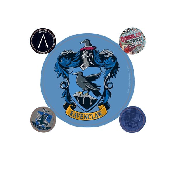 Harry Potter Ravenclaw klistermærker Blue One Size