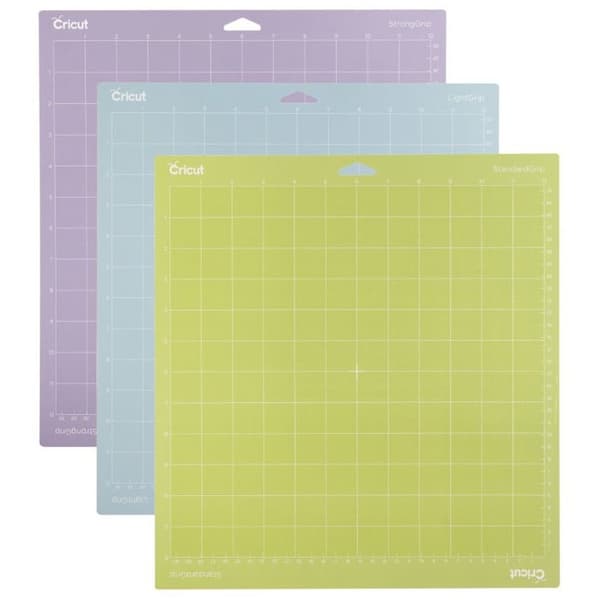 Cricut Cutting Mat 3 st - Storpack - 12x12 Tum - Blå, Grön, Lila