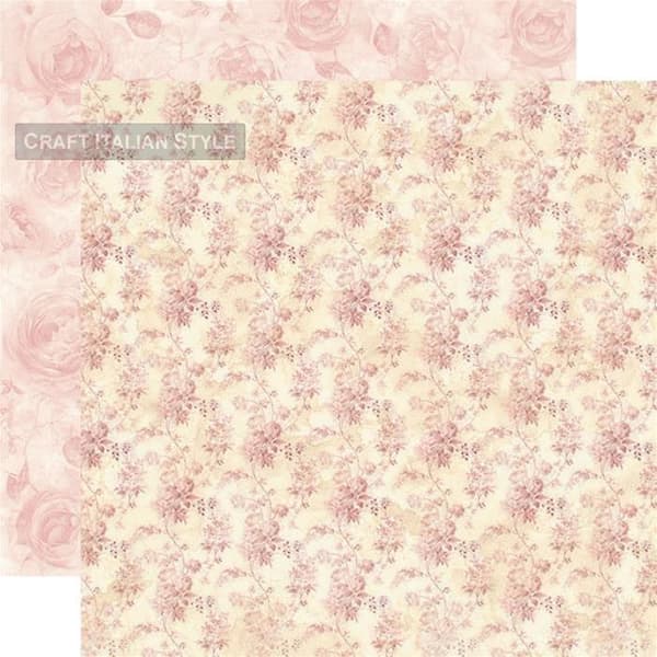Paper Pad Stamperia - Shabby Rose - 12x12 Tum