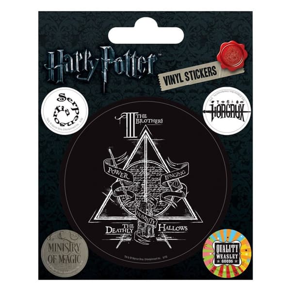 Harry Potter Vinyl Symbols Sticker (Pack of 5) Multicoloured One Size