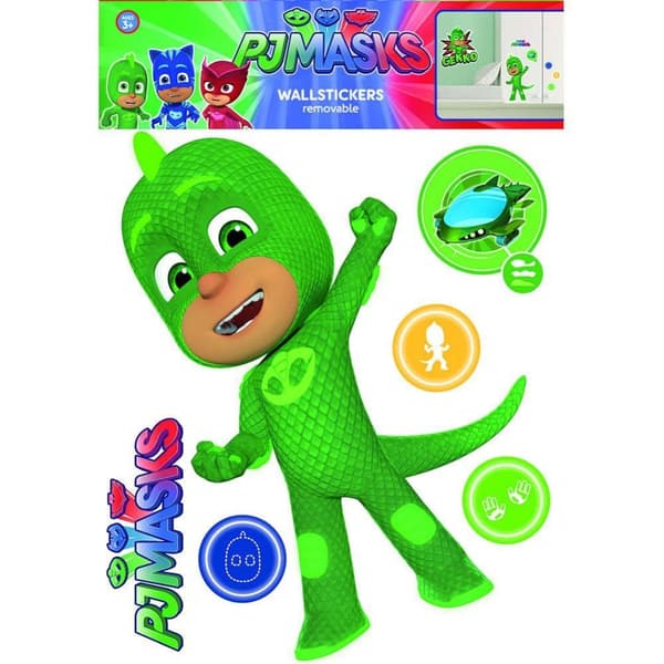 PJ Masks Gekko A3 Stickers Set Green One Size