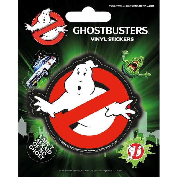 Ghostbusters Logo klistermærker (pakke med 5) Multicoloured One Size