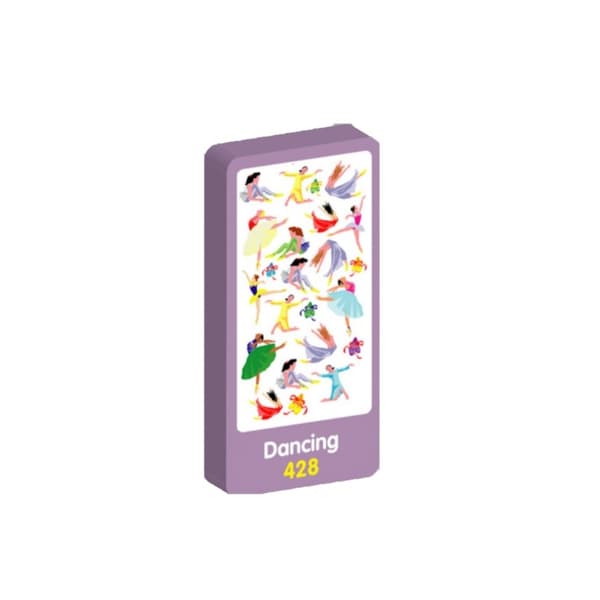 Purple Peach Sticker Sheet (Pack of 12) Multicoloured One Size