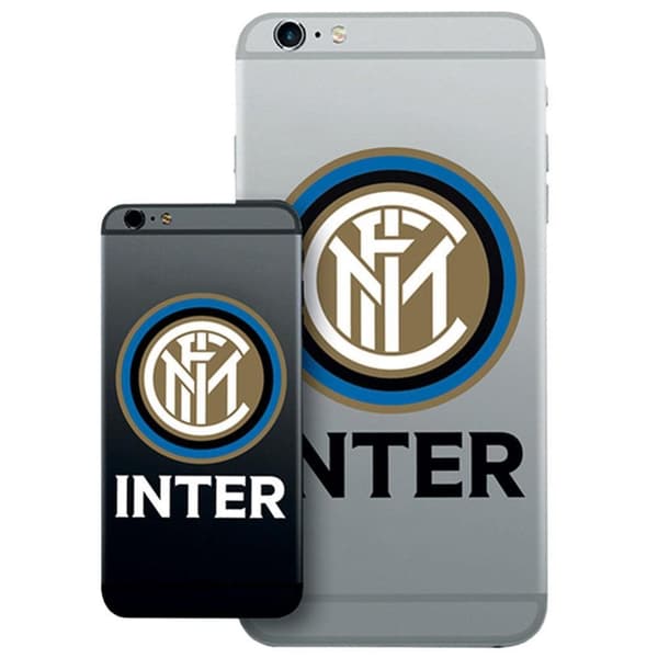 Inter Milan FC Telefon klistermærke sæt Gold/White/Black One Size