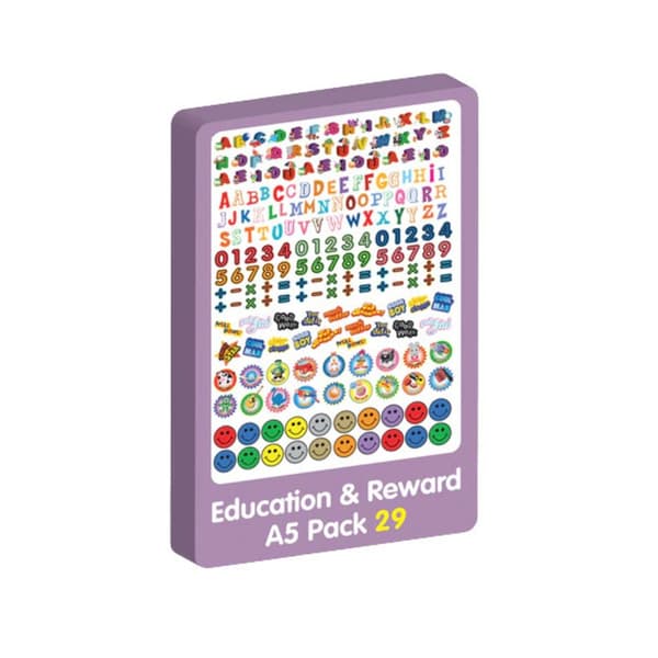 Purple Peach Education & Reward A5 Sticker Multicoloured One Size