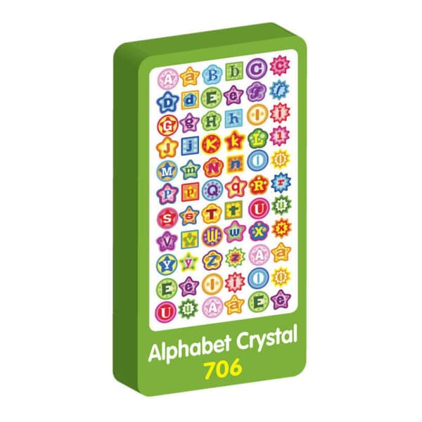 Purple Peach Elite Alphabet Sticker Multicoloured One Size