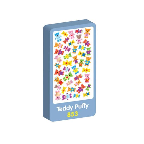 Purple Peach Elite Teddy Bear Sticker Multicoloured One Size