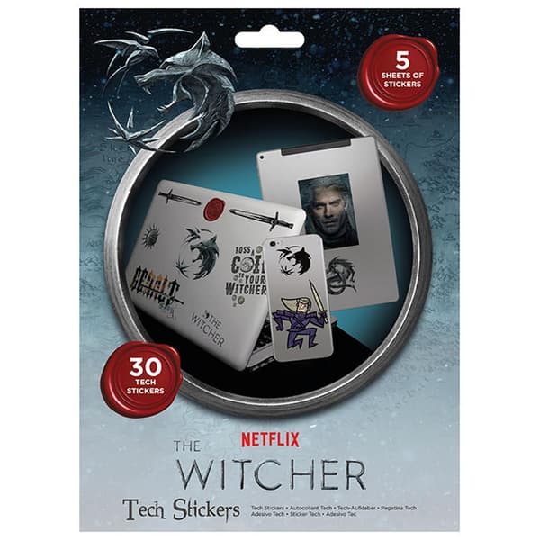 The Witcher Tech Stickers Set (Pack of 30)