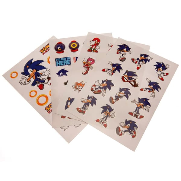 Sonic The Hedgehog Tekniska klistermärken (56-pack) Multicoloured One Size