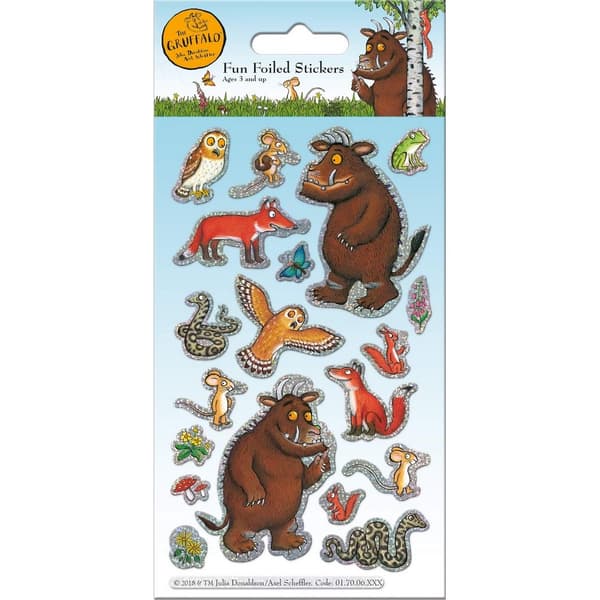 The Gruffalo Reusable Sparkle Stickers Multicoloured One Size